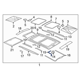 Jeep OE - Sunroof Wiring Harness