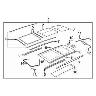 Jeep OE - Sunroof Assembly