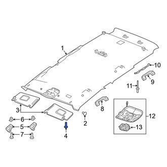 Jeep OE - Sun Visor Screw