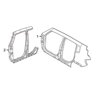 Jeep OE - Pillars, Rocker & Floor - Uniside