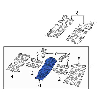 Jeep OE - Front Floor Pan