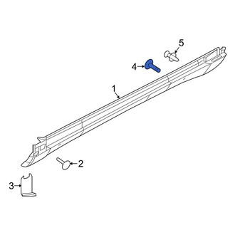 Jeep OE - Rocker Panel Molding Screw