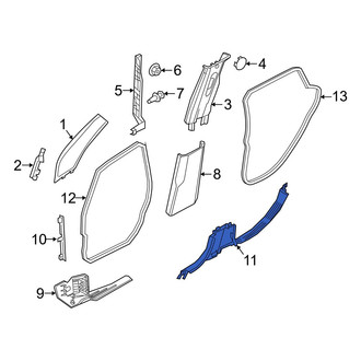 Jeep OE - Front Right Door Sill Plate