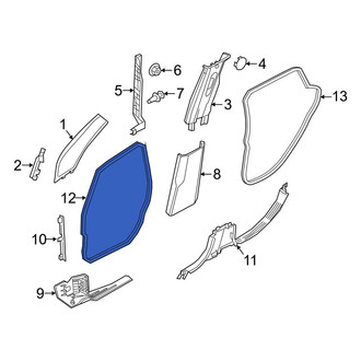 Jeep OE - Front Right Inner Door Seal