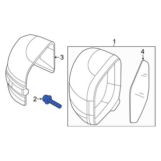 Jeep OE - Door Mirror Screw