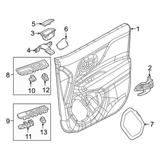 Jeep OE - Front Door - Interior Trim