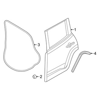 Jeep OE - Rear Door - Door & Components