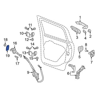 Jeep OE - Door Check Gasket