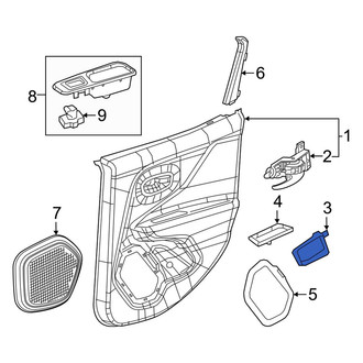 Jeep OE - Rear Right Door Access Cover