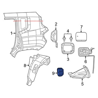 Jeep OE - Rear Outer Fuel Injection Pressure Damper