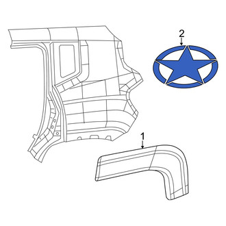 Jeep OE - Rear Right Quarter Panel Decal