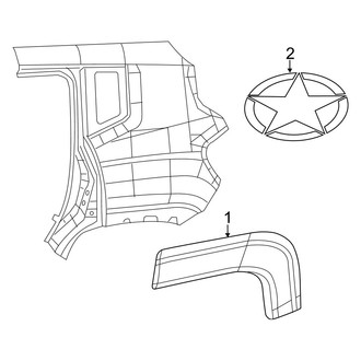 Jeep OE - Quarter Panel - Exterior Trim