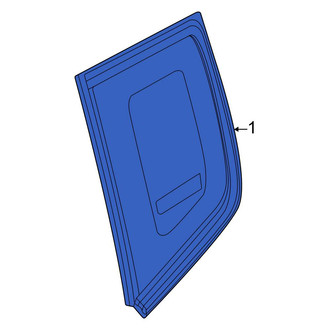 Jeep OE - Rear Left Quarter Glass