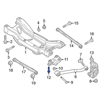 Jeep OE - Suspension Trailing Arm Bolt