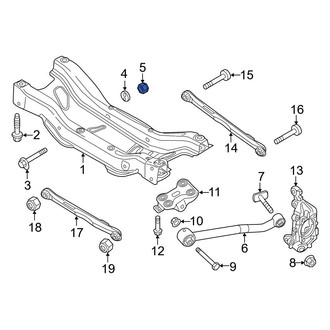 Jeep OE - Suspension Crossmember Nut