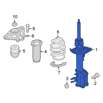 Jeep OE - Rear Left Suspension Strut