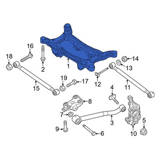 Jeep OE - Rear Suspension Subframe Crossmember