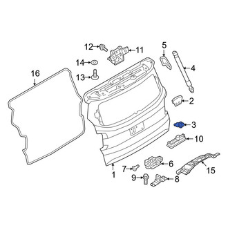 Jeep OE - Rear Lower Liftgate Stop Bumper