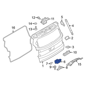 Jeep OE - Rear Liftgate Latch