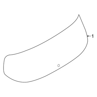 Jeep OE - Lift Gate - Glass