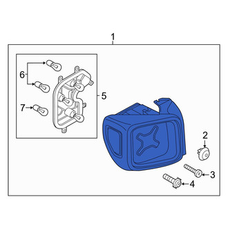 Jeep OE - Rear Left Tail Light Assembly