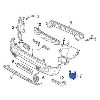 Jeep OE - Rear Right Reflector Panel