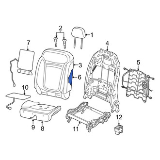 Jeep OE - Front Left Seat Back Cushion