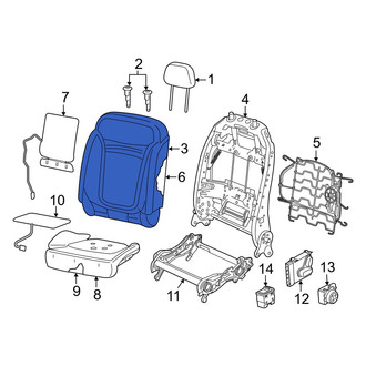 Jeep OE - Front Left Seat Back Cushion Cover