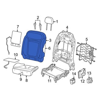 Jeep OE - Front Left Seat Back Cushion Cover