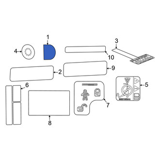 Jeep OE - A/C System Information Label
