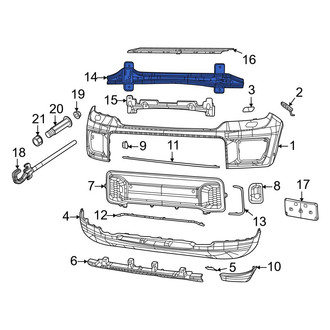 Jeep OE - Front Bumper Impact Bar