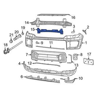Jeep OE - Front Bumper Impact Absorber