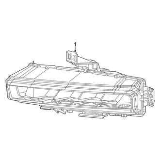 Jeep OE - Front Lamps - Fog Lamps (Altitude / Laredo / Limited / Summit / Summit Reserve)