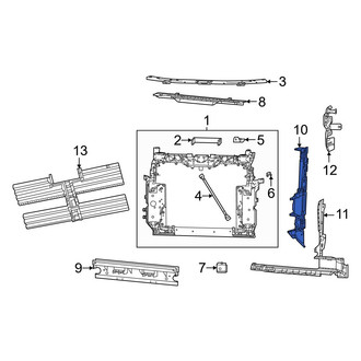 Jeep OE - Front Lower Radiator Support Air Deflector