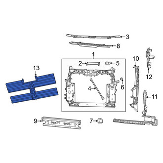 Jeep OE - Front Upper Radiator Shutter Assembly