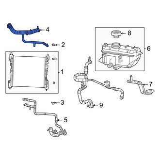 Jeep OE - Upper Radiator Coolant Hose