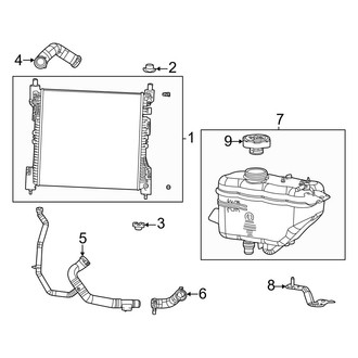 Jeep OE - Cooling - Radiator & Components (5.7L)