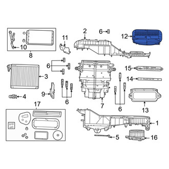 Jeep OE - HVAC Air Inlet Housing