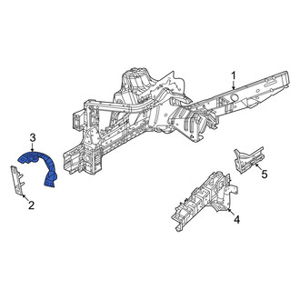 Jeep OE - Front Right Fender Apron Bracket