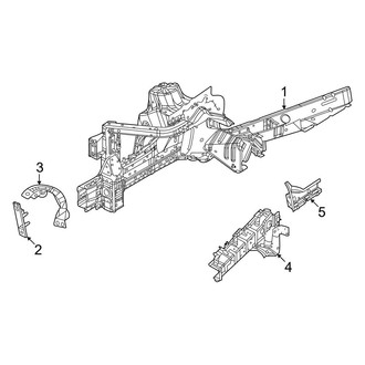 Jeep OE - Fender - Structural Components & Rails