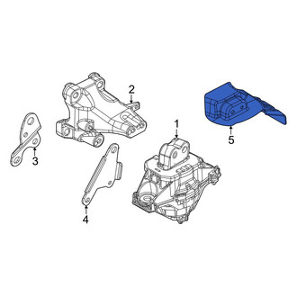 Jeep OE - Left Engine Mount Heat Shield