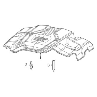 Jeep OE - Engine Appearance Cover (5.7L)