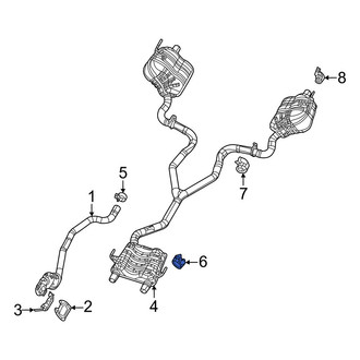 Jeep OE - Left Exhaust System Hanger