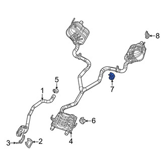 Jeep OE - Left Exhaust System Hanger