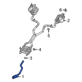 Jeep OE - Right Catalytic Converter