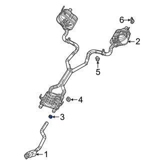 Jeep OE - Exhaust Muffler Clamp