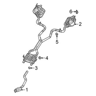 Jeep OE - Exhaust System - Exhaust Components (5.7L)