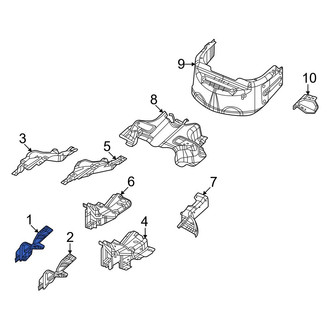 Jeep OE - Floor Pan Heat Shield