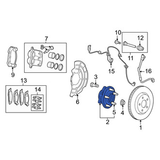 Jeep OE - Front Wheel Bearing and Hub Assembly