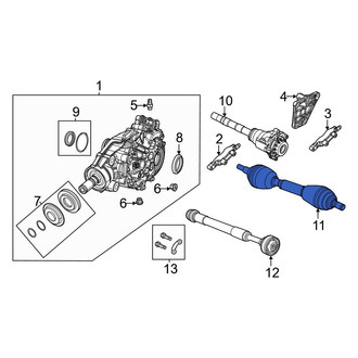 Jeep OE - Front Right CV Axle Assembly